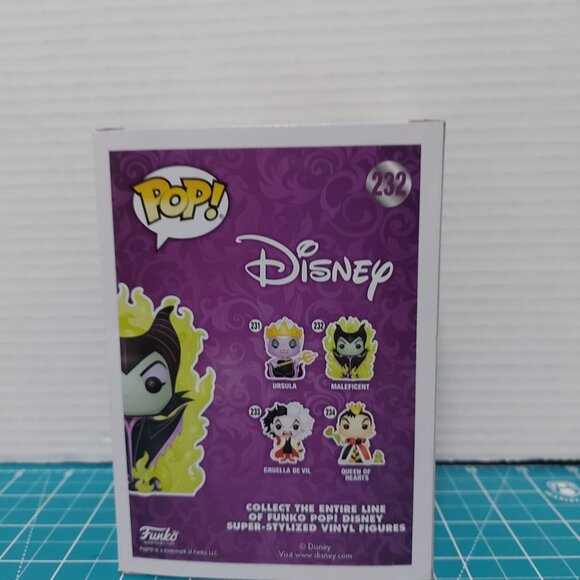 Funko POP Disney Sleeping Beauty Maleficient Hot Topic Flames 232 Vinyl Figure - Picture 3 of 6